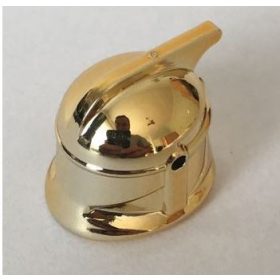   61189 Chrome Gold Minifig, Headgear Helmet SW Clone Trooper with Holes, Plain  Custom chromed by Bubul