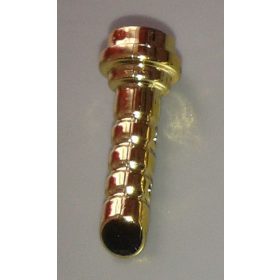   61199 Chrome Gold Minifig, Weapon Lightsaber Hilt Short with Ridges  Custom chromed by Bubul