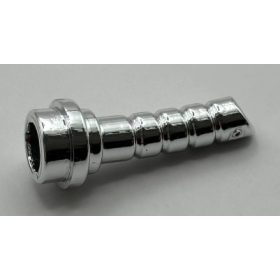   61199 Chrome Silver Minifig, Weapon Lightsaber Hilt Short with Ridges  Custom chromed by Bubul