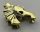 6125 | Chrome Gold Horse Battle Helmet | Custom Chromed by BUBUL