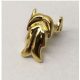 6132 | Chrome Gold Minifig, Beard | Custom Chromed by BUBUL