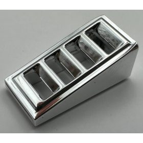   61409 Chrome Silver Slope 18 2 x 1 x 2/3 with 4 Slots  61409 Custom chromed by Bubul