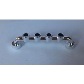   6140 | Chrome Silver Bar 1 x 6 with Studs Closed | Custom Chromed By BUBUL
