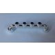 6140 | Chrome Silver Bar 1 x 6 with Studs Closed | Custom Chromed By BUBUL