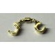 61482 Chrome Gold Minifig, Utensil Handcuffs or 97927 or 91795  Custom Chromed by Bubul