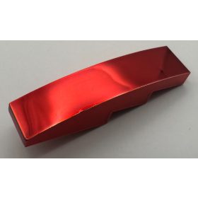   61678 Chrome RED Slope, Curved 4 x 1 No Studs   Part:61678 or 11153 Custom chromed by BUBUL