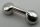 6190 | Chrome Silver Bar 1 x 3 (Radio Handle, Phone Handset) | Custom Chromed by Bubul