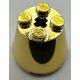 6233 | Chrome GOLD Cone 3 x 3 x 2 | Custom Chromed by Bubul