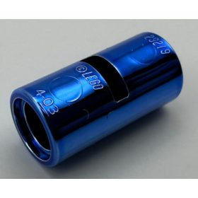   62462 | Chrome BLUE Technic, Pin Connector Round 2L with Slot (Pin Joiner Round) 29219 | Custom Chromed by Bubul