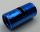 62462 | Chrome BLUE Technic, Pin Connector Round 2L with Slot (Pin Joiner Round) 29219 | Custom Chromed by Bubul