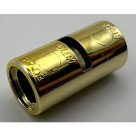   62462 | Chrome Gold Technic, Pin Connector Round 2L with Slot (Pin Joiner Round) 29219 | Custom Chromed by Bubul