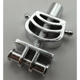   6260 | Chrome Silver Torso Skeleton, Thin Shoulder Pins | Custom Chromed by BUBUL