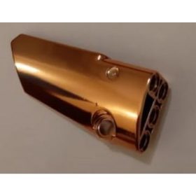   64683 Chrome Copper  Technic, Panel Fairing # 3 Small Smooth Long, Side A  Custom Chromed by BUBUL
