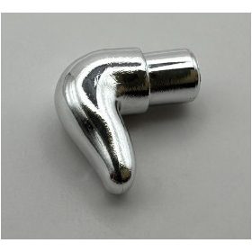   64847 | Chrome Silver Cattle Horn, or 67258 Short | Custom Chromed by Bubul