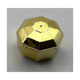   65092 Chrome Gold Rock 1 x 1 Jewel Octagonal  Custom Chromed by Bubul