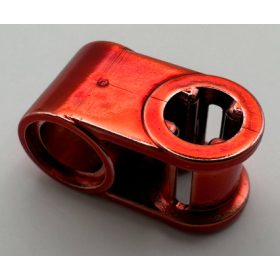   6536 | Chrome Red Technic, Axle and Pin Connector Perpendicular | Custom Chromed by BUBUL