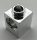 6541 | Chrome Silver Technic, Brick 1 x 1 with Hole | Custom Chromed by Bubul