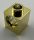 6541 | Chrome Gold Technic, Brick 1 x 1 with Hole | Custom Chromed by Bubul