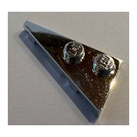   65429 Chrome Silver Wedge, Plate 4 x 2 Right, Pointed or 100868 Custom chromed by Bubul