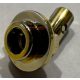 65578 | Chrome Gold Bar 1L with Angled Hollow Stud | Custom Chromed by BUBUL
