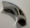 65617 | Chrome Silver Brick, Round Corner 3 x 3 x 1 without Studs | Custom Chromed by BUBUL