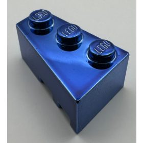 6565 Chrome BLUE Wedge 3 x 2 Left Custom Chromed by Bubul
