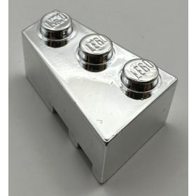 6565 Chrome Silver Wedge 3 x 2 Left Custom Chromed by Bubul