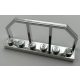 Chrome Silver Plate, Modified 1 x 6 with Train Wagon End   Part:6583 chromed by Bubul