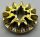 6589 Chrome Gold Technic, Gear 12 Tooth Bevel Custom Chromed by BUBUL
