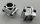 6608 | Chrome Silver Technic Engine Cylinder, Smooth | Custom Chromed by Bubul