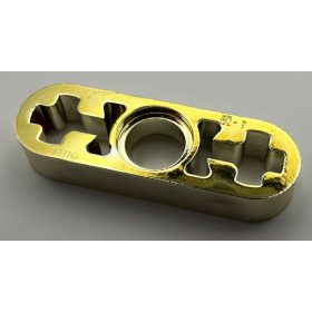   6632 | Chrome GOLD Technic, Liftarm 1 x 3 Thin | Custom Chromed by Bubul