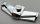 6682 | Chrome Silver Vehicle, Formula 1 Front Wing with Top Stud | Custom Chromed by BUBUL