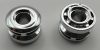 6683 | Chrome Silver Wheel 11mm D. x 8mm with Center Groove, 8 Spokes and Smooth Side | Custom Chromed by Bubul 