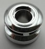 6683 | Chrome Silver Wheel 11mm D. x 8mm with Center Groove, 8 Spokes and Smooth Side | Custom Chromed by Bubul 