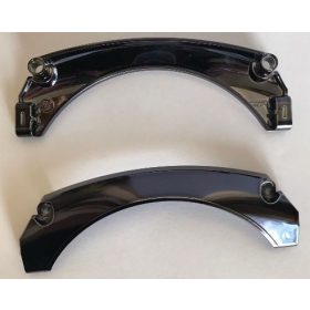   67141 Chrome TITAN Black Technic, Panel Car Mudguard Arched 15 x 2 x 5 Rounded Top Custom Chromed by BUBUL