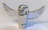 67632 | Chrome Silver Owl, Spread Wings | Custom Chromed by Bubul