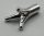 68211 | Chrome Silver Plant Flower Stem with Bar and 3 Stems Short | Custom Chromed by BUBUL