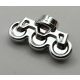 6917 | Chrome Silver Minifigure Footgear Inline Skate | Custom Chromed by BUBUL