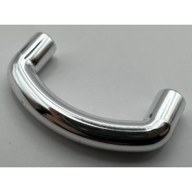   7052 | Chrome Silver Bar Curved with Angled Ends 1L | Custom Chromed by BUBUL