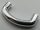7052 | Chrome Silver Bar Curved with Angled Ends 1L | Custom Chromed by BUBUL