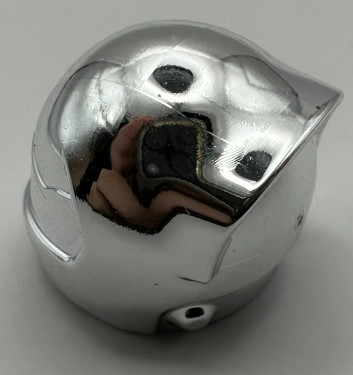 7071 | Chrome Silver Minifigure, Headgear Helmet Formula 1 with Molded  Visore | Custom Chromed by Bubul