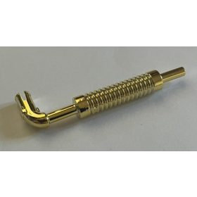   71137b Chrome gold Vehicle, Exhaust Pipe with Technic Pin or 65571 or 14682 Custom Chromed by Bubul