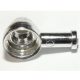 71183, x123 | Chrome Silver Bar 1L with 1 x 1 x 2/3 Light Holder | Custom Chromed by BUBUL