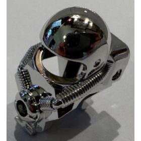   71598 Chrome Silver Minifig, Headgear Helmet with 2 Studs on Back  or 71966 Custom Chromed by Bubul