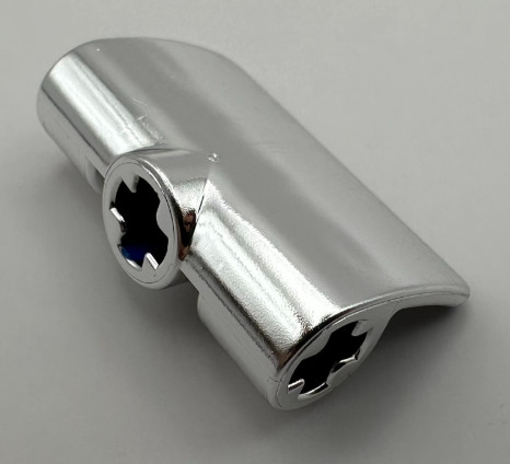 71682 Chrome Silver Technic, Panel Curved 2 x 3 x 1 Custom Chromed by BUBUL