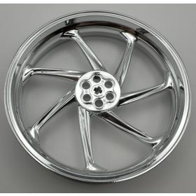  71720 Chrome Silver Wheel 107.1mm D. x 24mm Motorcycle  Custom Chromed by BUBUL