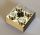 71752 | Chrome Silver Brick, Modified 2 x 2 x 2/3 Ribbed with Axle Hole | Custom Chromed by Bubul