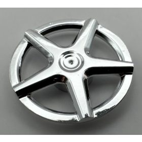   72210a Chrome Silver Wheel Cover 5 Spoke - for Wheel 72206c01 Custom Chromed by BUBUL