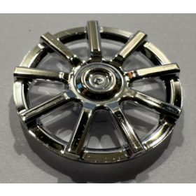   72210b Chrome SILVER Wheel Cover 9 Spoke - for Wheel 72206pb01 Custom Chromed by BUBUL