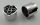 73111 | Chrome Silver Brick, Round 3 x 3 x 2 with Recessed Center and Axle Hole | Custom Chromed by BUBUL